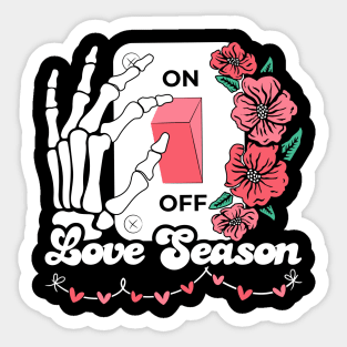 Valentine’s day On Off love season Sticker